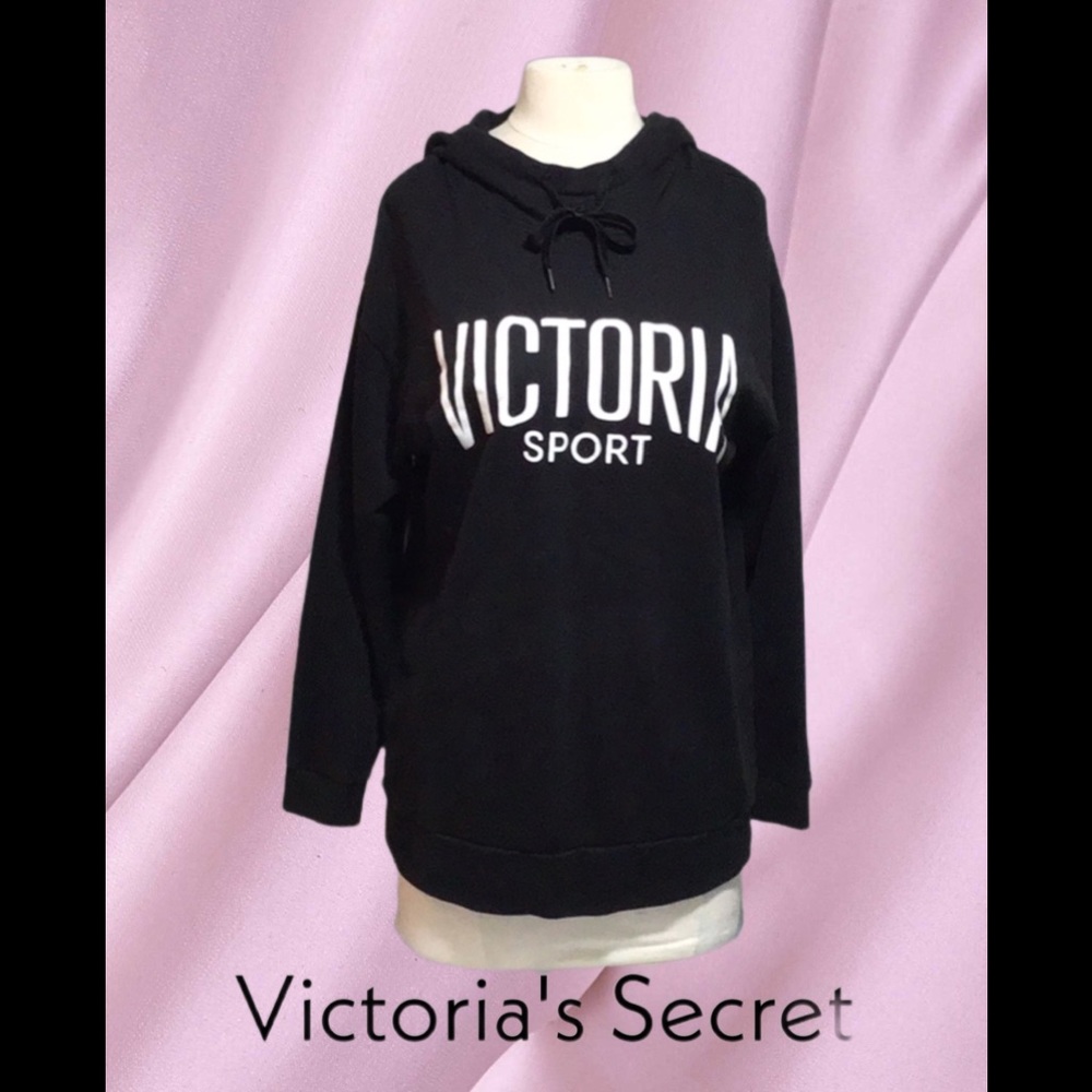 Victoria’s Secret Sport‎ Hoodie Pullover, Black, Size Medium